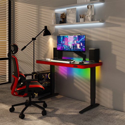 EliiecTric PC Gaming Desk Hight Gamer Table de joueurs réglables