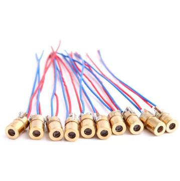 5V Adjustable Laser Tube Head with 6MM Outer Diameter Red Dot Laser Module