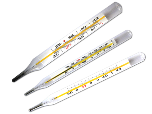 Achsel Verwenden Sie das klinische Thermometer M, L