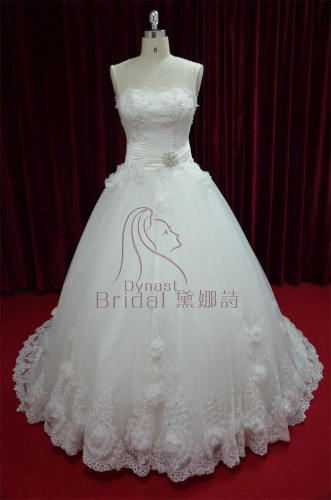 2014 USA Tulle Cap Sleeve with Brooch French Lace Diamond Crystal Flower Latest Bridal Wedding Gowns Pictures