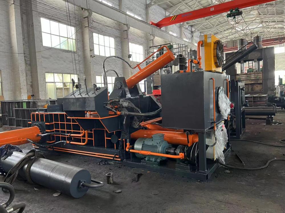 Steel Shavings Scrap Iron Rebar Baler For Recycling