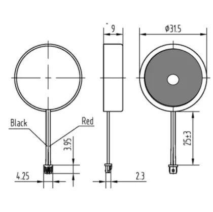 Waterproof piezo Electric Buzzer Explosion-proof OEM