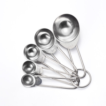 Stainless Steel 5x Measuring Spoons and Cups Kitchen Tool Set