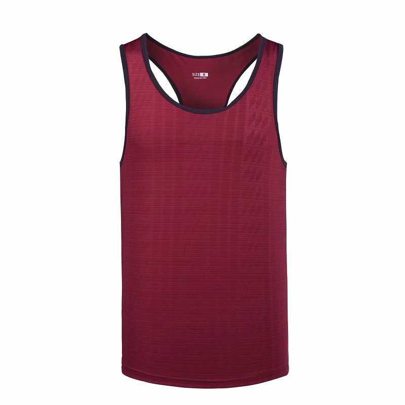 Sports Workout Fitness Ribbed Gym Tank Top Men