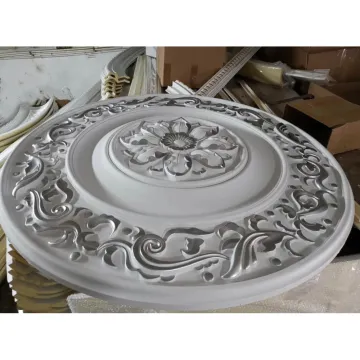 French Building Pop Big Medallion Ceiling Molding Designs