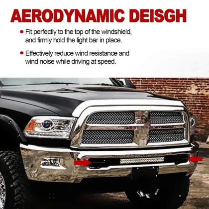 Dodge Ram 2003-2014 20 Inch LED Light Bar Bumper Mount Bracket