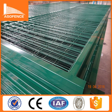 green powder painted 3.2mm diamter temporary fence/canada temporary construction fence panel