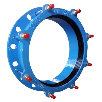 Restraint coupling and PE flange adaptor