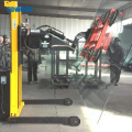 Forklift for inside glass installation program