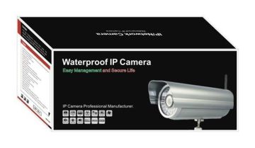 420 Cable 1/3 Sony Color Ccd Infrared Wireless Internet Cameras With External Voice Signal