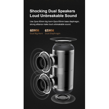 Portable Wireless Bluetooth Speaker with Built-in-Mic