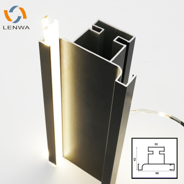 Lenwa Aluminium Sale Hot Sale Gola Profiles Door Handle for Babinet
