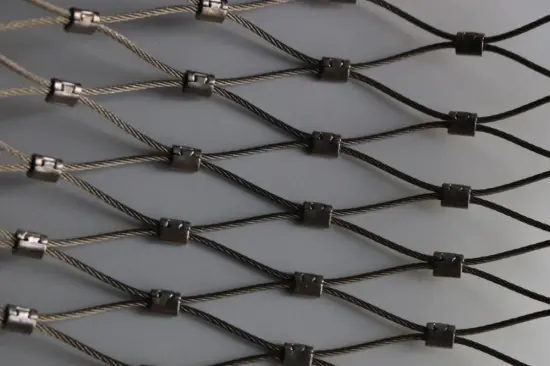 stainless steel cable mesh TIGER ENCLOSURE MESH