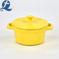 Home Decoration Colorful Double Soup Pot with Lid