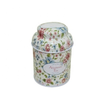 Dadi Pretty Round Tea Tin Box Metal Packaging