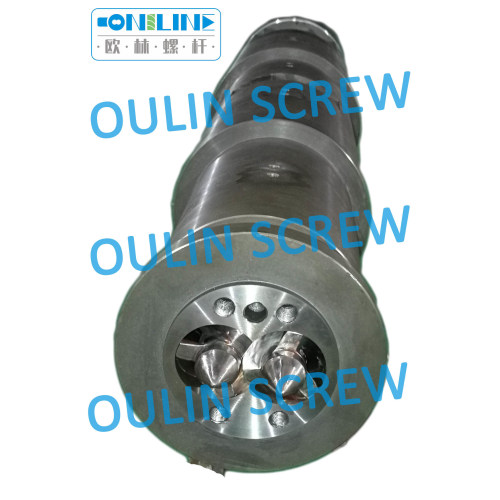Sjsz 65/132 Bimetallic Twin Conical Screw Barrel for PVC Pipe (PVC+40% CaCO3)