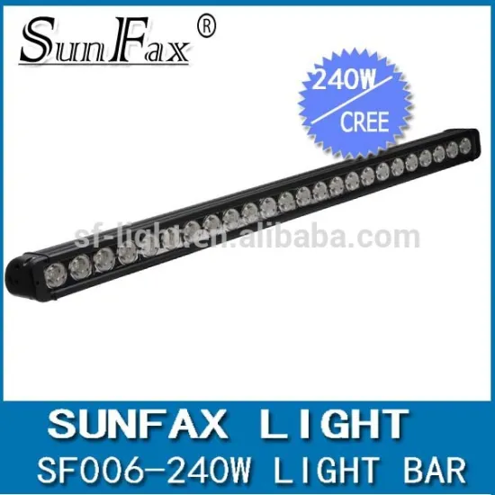 SUNFAX china led light bars for trucks 39inch 240w led light bar single row led light bars