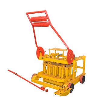 Bloc de briques de sol mobile fabriquant une machine brique QMR4-45