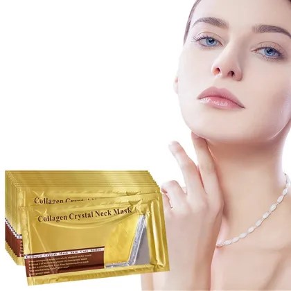 Private Label Gold Lifting Wrinkle Removal Neck Mask