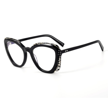 High Quality Lamination Acetate Frame Cat Eye Lamination Acetate Glasses Supplier