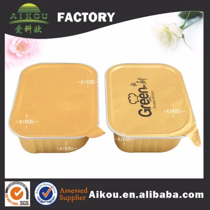 Healthy vacuum long time food storage disposable frozen food tray