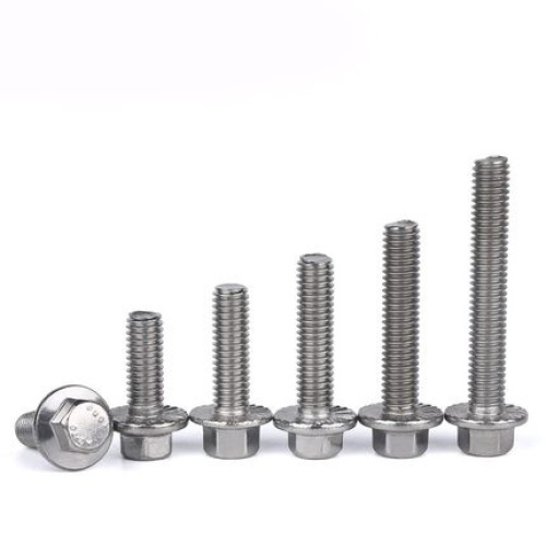 DIN6921 Chốt lục giác với mặt bích Knurled Flange Bolt