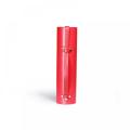 Red Leather Tube Packaging Box With Lid