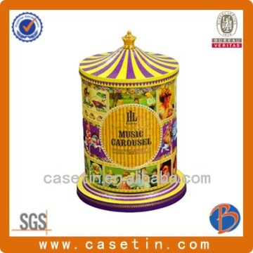 music box/promotion chocolatetin /muscial tin