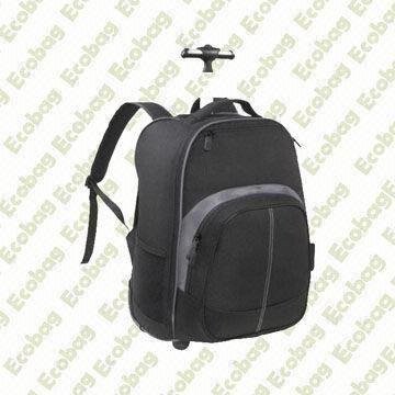 Compatible design laptop sleeve wheel backpack