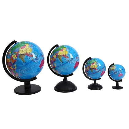 BSCI Factory 6 Inch Rotating PVC Globe World Map - Plastic Globe