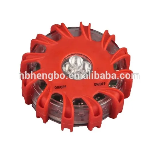 Magnetic road flare rotating 12+4 LED portable emergency warning light