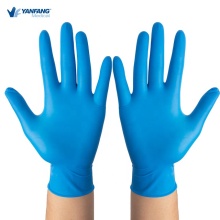 Gants de nitrile jetables de force industrielle