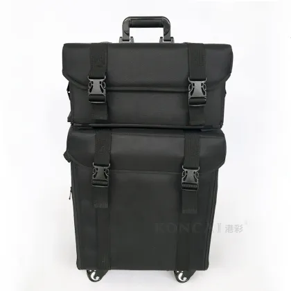 Professional 2 in 1 Nylon Hairdressing Trolley Case