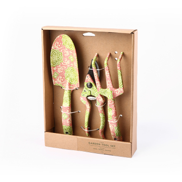 3Pcs Aluminiumlegierung Druck Damen Gartenwerkzeug Set
