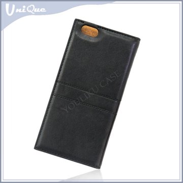 Popular design open call window folio mobile phone case for samsung galaxy Note 4