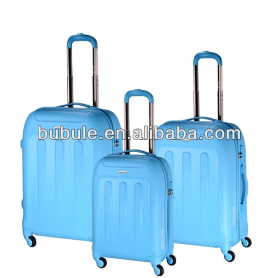BUBULE 2015 PP zipper luggage with removable wheels trolley eminent trolley luggage