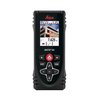 Leica DISTO X4 Rugged Laser Distance Meter 150M with Pointfinder