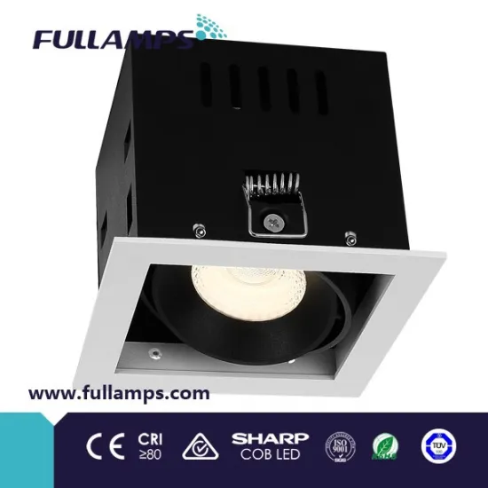 Fullamps 10W single head cob led frille light office spot lighting with sharp cob chip dongguan