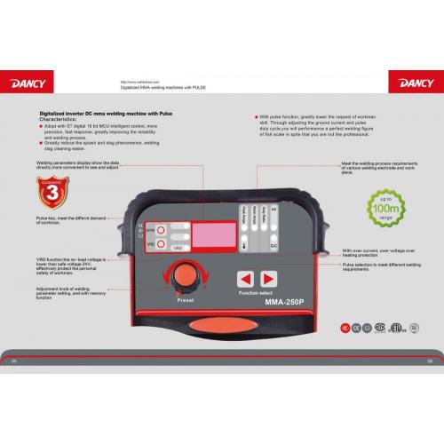 DC inverter mma 250p welder