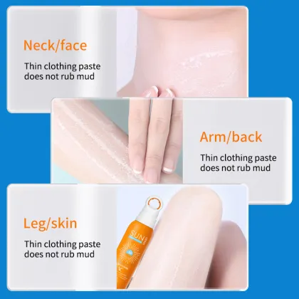 SPF50+ Waterproof Sunscreen Spray: Brightening, Refreshing, and Non-Greasy Sun Protection