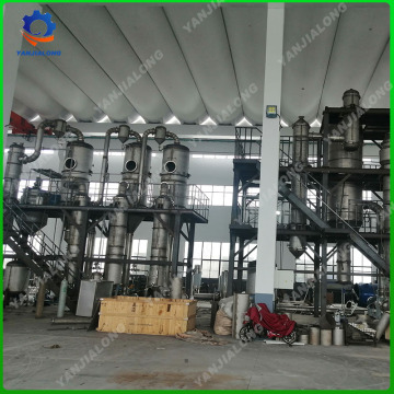 Triple effect industrial wastewater evaporator