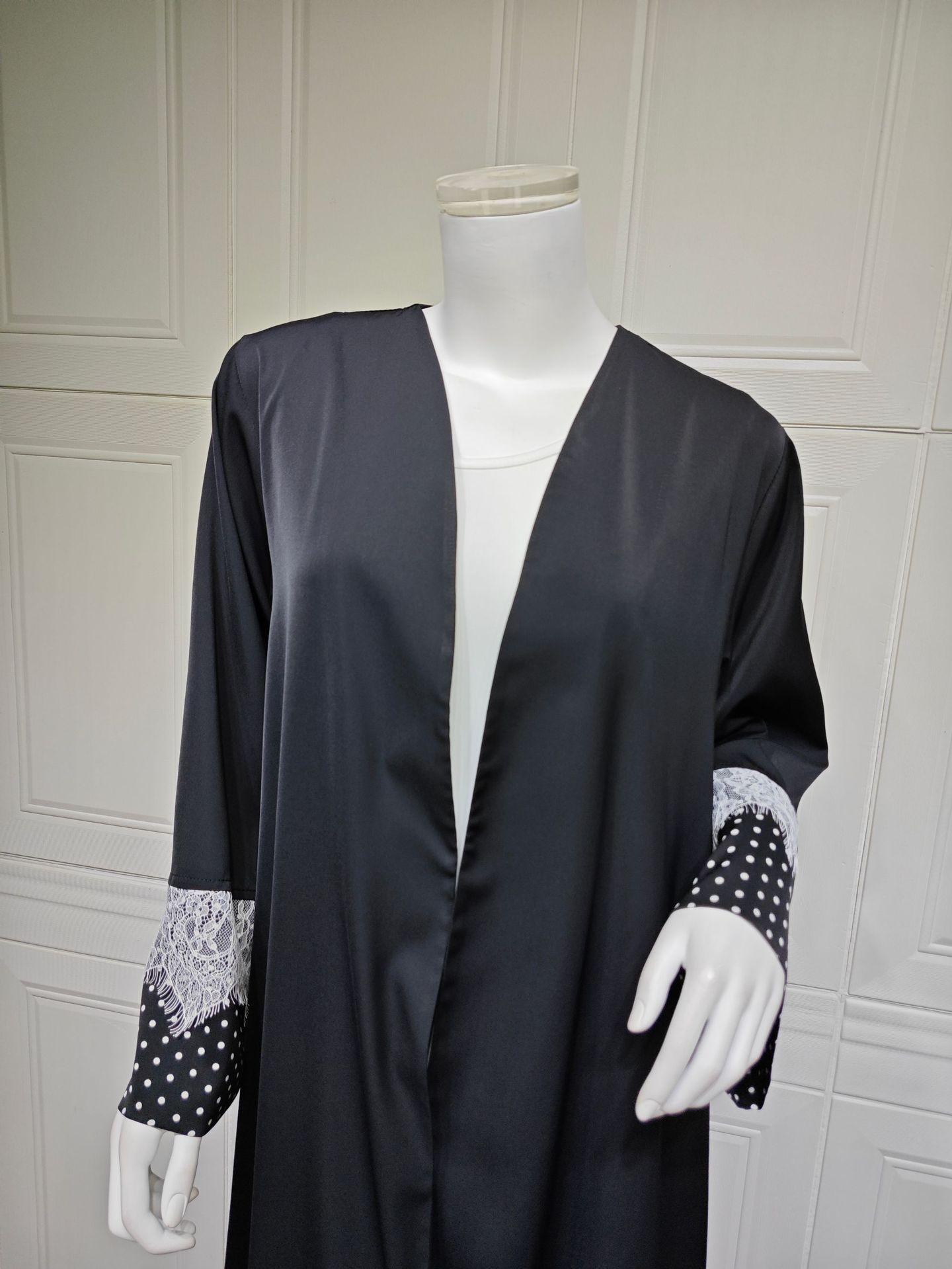 Black Lace Abaya MQ301 (7)