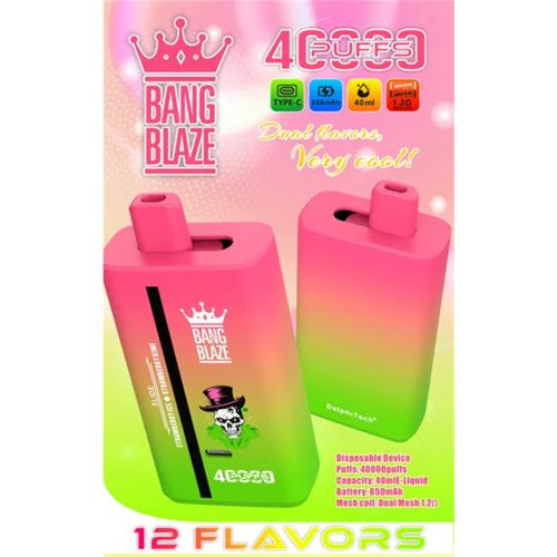 Bang Blaze 40000 Puffs Disposable Vape Double Flavors
