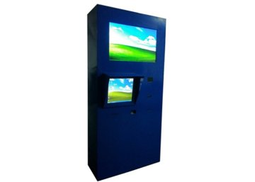 Outdoor Parking Waterproof Card Dispenser, Printing Dual Screen Kiosk