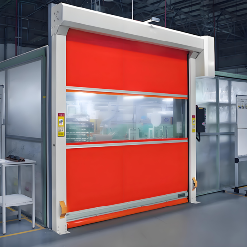 High Speed Stainless Steel Frame Pvc Fast Door