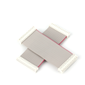 1.27 Red edged gray ribbon cable UL2651