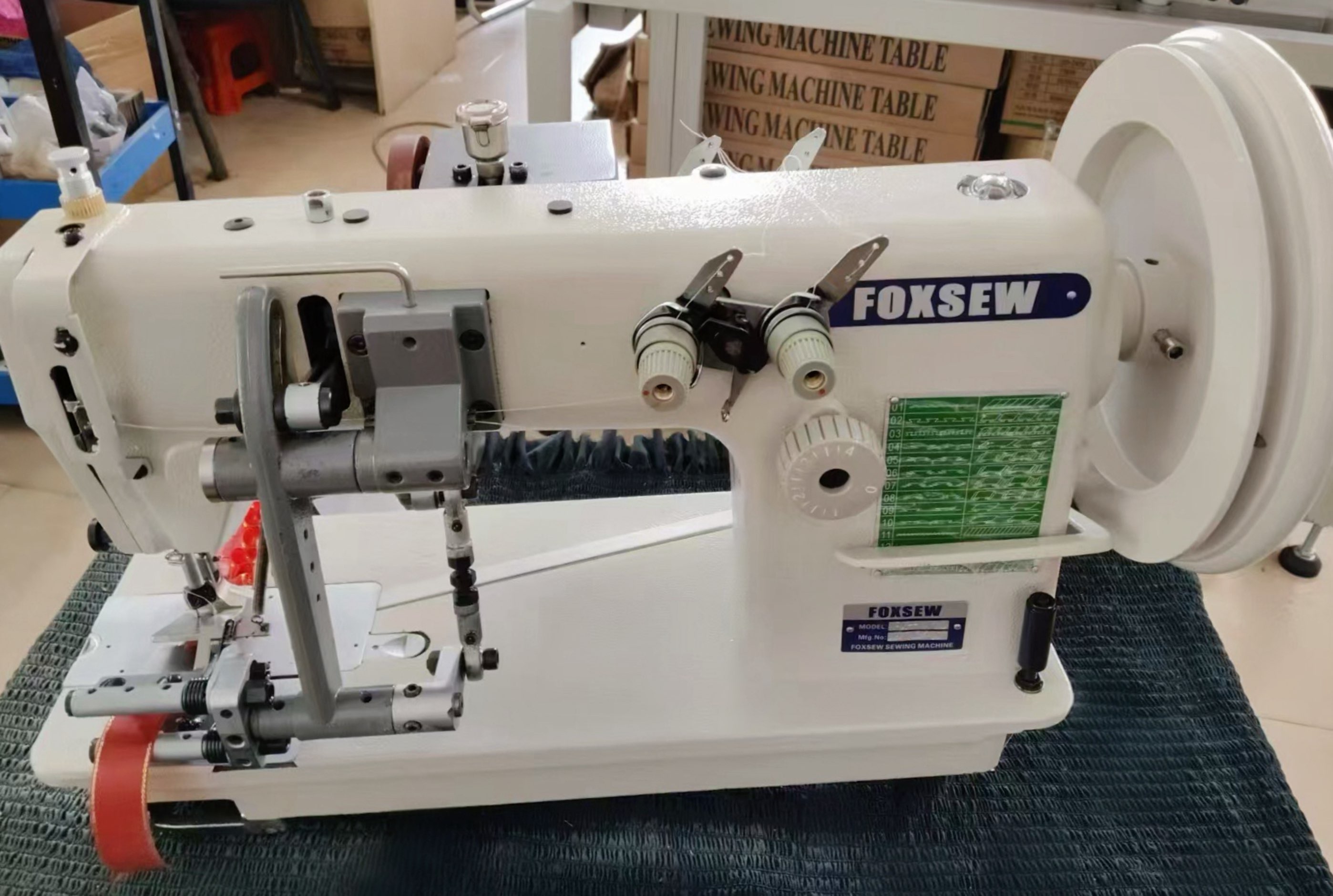 Multi Purpose Rosette Ribbon Pleating Sewing Machine FOXSEW FX400 -2