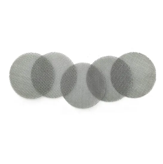 Custom 316L Stainless Steel Edge Filter Plates - Round Disc Mesh Manufacturers