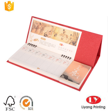 Wholesale Printed Wire Binding Desk Calendar