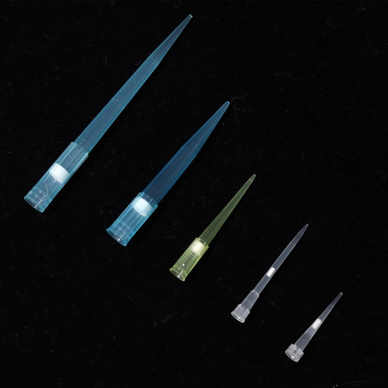 Siny 10ul 200ul 1000UL Univeral Disposable Lab Micro Plastic Filter Pipes para várias pipetas